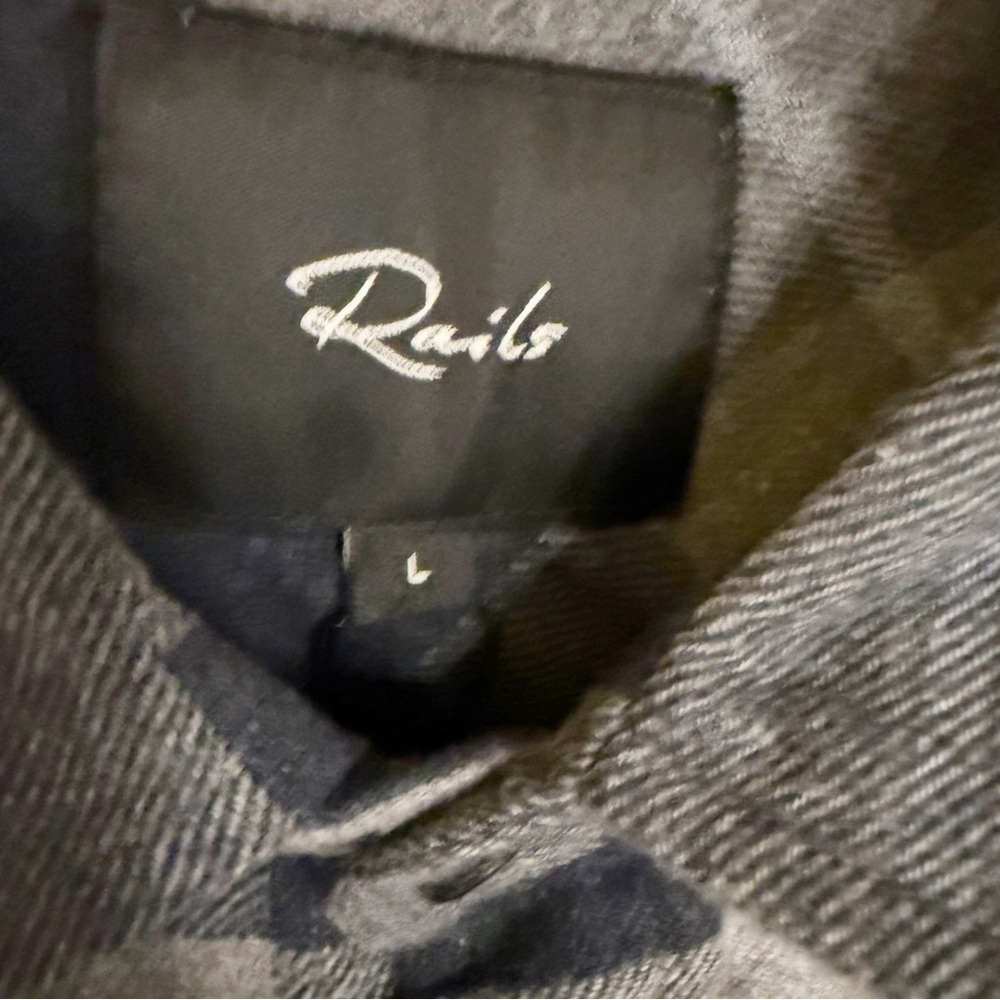 RAILS Men’s Sussex Relaxed Fit Paid Flannel Button-Up Shirt sz.L - Picture 7 of 7